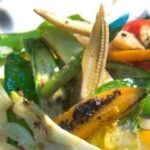 Healthy Recipes: Smoked Mint Grilled Vegetables with dried fruits puree and grated truffle