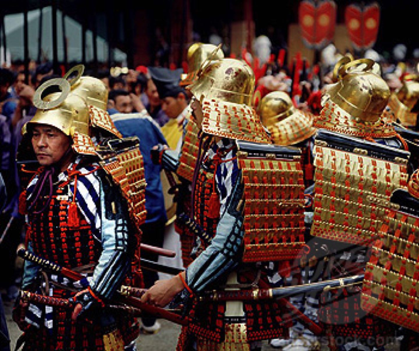 Espectacular procesión para el festival de samurais en el Templo Toshogu