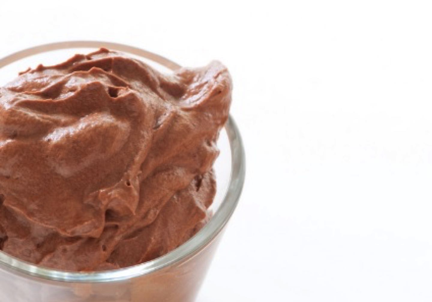 sweet and healthy recipe for chocolate mousse